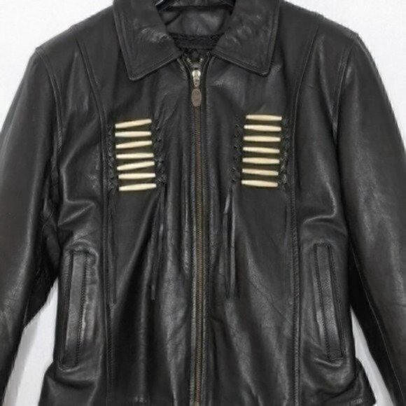 Leather Jacket Tribal - Picture 3 of 12